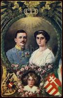 Károly és Zita 5db képeslap