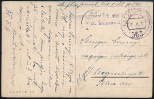 1918 Tábori posta képeslap "FP 565", 1918 Field postcard "FP 565"