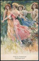 1918 Field postcard "FP 565" 1918 Tábori posta képeslap "FP 565"