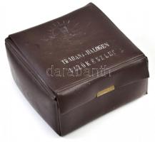 Trabant halógén izzókészlet, eredeti műbőr tokban, 10x10x6 cm