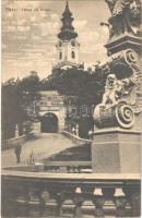 1922 Nyitra, Nitra; Vchod do hradu / várbejárat, kapu / castle entry gate (EK)
