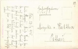 1915 A Pola felett lelőtt Citta di Jesi olasz léghajó maradványai / K.u.K. Kriegsmarine. Citta di Je...