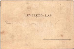 Kőszeg, Kálvária, Belváros, látkép, vasútállomás, gőzmozdony, vonat, címer. Kőszegi József kiadása. ...