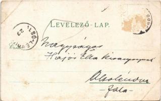 1899 Balatonfüred, Grand Hotel szálloda, Tihanyi templom, Gyógyterem, Ipoly udvar, Erzsébet udvar, R...