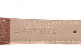 Pobeda szovjet karóra, mechanikus, új bőrszíjjal, működik, d: 36 mm