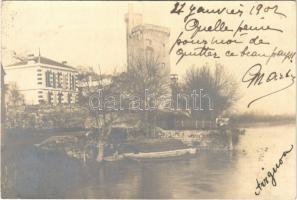 1902 Avignon, tower. photo