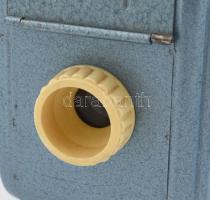 E. Film Lemez retró diavetítő, nem kipróbált, kis kopásnyomokkal, eredeti dobozában + 16 db diafilm ...