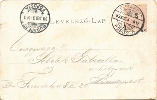 1899 Budapest III. Óbuda, Aquincumi amfiteátrum. Divald Károly 130. sz. (kopott sarkak / worn corner...