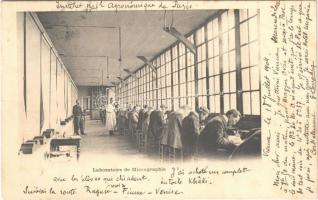 1903 Paris, Institute Agronomique, Laboratoire de Micrographie / Agronomic Institute, Micrography Laboratory, interior