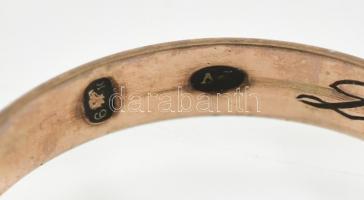 Arany(Au) 14K gyűrű, jelzett, belül gravírozott felirattal, méret: 51, nettó: 1,3 h