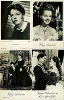 Romy Schneider 6db képeslap a 60-as évekből