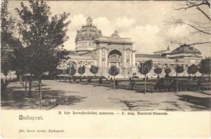 Budapest XIV. M. kir. kereskedelmi múzeum. Ganz Antal 126. (EK)