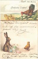 1905 Fröhliche Ostern! / Easter greeting. Emb. litho