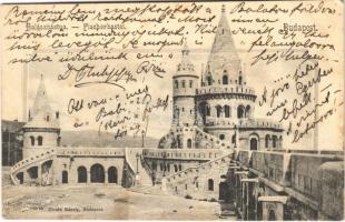 1904 Budapest I. Halászbástya. Divald Károly 65. sz. (EK)