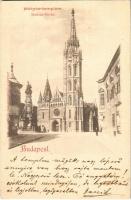 1900 Budapest I. Mátyás templom. Divald fénynyomdájából 107. (vágott / cut)