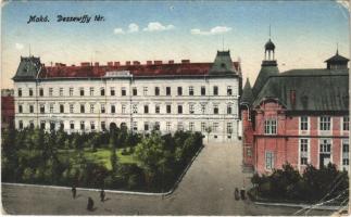 1927 Makó, Dessewffy tér, Állami főgimnázium (lyuk / pinhole)