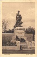 1933 Dombóvár, Hősök szobra, emlékmű. Koncz felvétele
