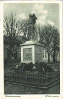 1928 Kiskundorozsma (Szeged), Hősök szobra, emlékmű. Hangya szövetkezet kiadása (EB)