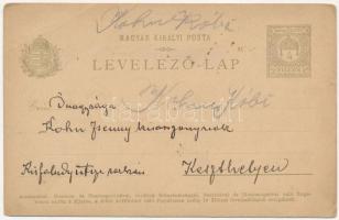 Göcsej, Puszta-Wäliczka, kastély. Kézzel rajzolt + 4 Fillér Ga. (EB)