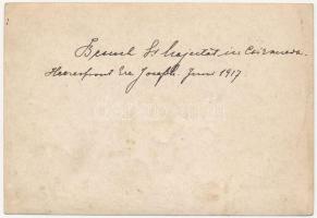 1917 Csíkszereda, Miercurea Ciuc; IV. Károly király látogatása / visit of Charles I of Austria. phot...