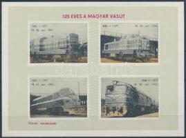 125 éves a magyar vasút levélzáró kisív