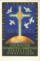 1938 Budapest XXXIV. Nemzetközi Eucharisztikus Kongresszus / Eucharistia Vinculum Caritatis / 34th International Eucharistic Congress s: Gebhardt (EK)