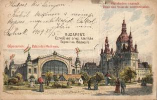 Budapest Közlekedési csarnok litho