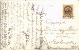 1943 Zalaegerszeg, Pályaudvar (vasútállomás) vendéglő kerthelyisége, pincérek. Vajda D. fényképész, ...