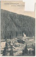 1907 Jósikatelep, Jósikafalva, Béles, Belis; látkép a vasvári kápolnával / general view with the chapel (bélyeg kivágva / stamp cut out)