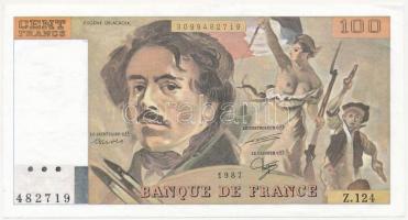 Franciaország 1987. 100Fr T:III szép papír France 1987. 100 Francs C:F fine paper Krause 154.c