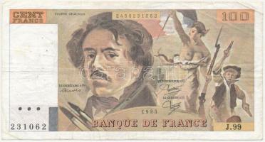 Franciaország 1985. 100Fr T:III  France 1985. 100 Francs C:F  Krause 154.b