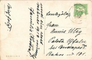 Fröhliche Weihnachten! / Children art postcard with Christmas greeting. B.K.W.I. 2?53-4. s: K. Feier...