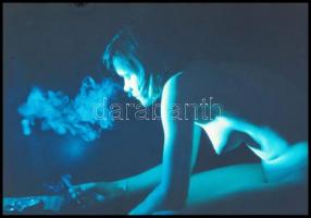 cca 1970 Czakó László (?-?) pécsi fotóművész hagyatékából 5 db vintage DIAPOZITÍV, az aktfotózás műfajából, 36x24 mm