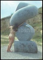 cca 1970 Czakó László (?-?) pécsi fotóművész hagyatékából 5 db vintage DIAPOZITÍV, az aktfotózás műf...