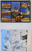 156 db MODERN európai város képeslap albumban / 156 modern European town-view postcards in an album