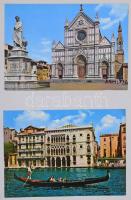 156 db MODERN európai város képeslap albumban / 156 modern European town-view postcards in an album