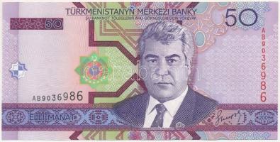 Türkmenisztán 2005. 50M T:I  Turkmenistan 2005. 50 Manat C:UNC