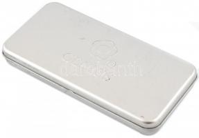 Genius toll készlet, 3 db golyós toll, 1 db töltő toll, dobozában, jó állapotú, h: 13,5 cm