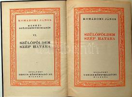1930 Komáromi János: Szülőföldem szép határa, Genius könyvkiadó Rt. (kiváló állapotban)