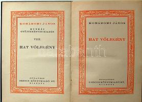 1930 Komáromi János: Hat vőlegény, Genius könyvkiadó Rt.