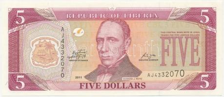 Libéria 2011. 5$ T:I- Libéria 2011. 5 Dollars C:AU
