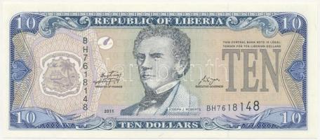 Libéria 2011. 10$ T:I- Libéria 2011. 10 Dollars C:AU