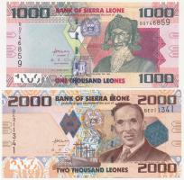 Sierra Leone 2010. 1000L + 2000L T:I  Sierra Leone 2010. 1000 Leones + 2000 Leones C:UNC