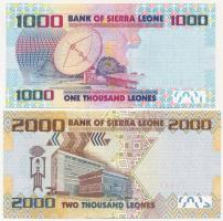 Sierra Leone 2010. 1000L + 2000L T:I 
Sierra Leone 2010. 1000 Leones + 2000 Leones C:UNC