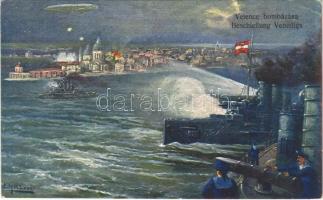 Az Osztrák-Magyar Haditengerészet Velence bombázásánál / Beschießung Venedigs vom K.u.K. Kriegsmarine / WWI Austro-Hungarian Navy at the Bombing of Venice s: F. Höllerer (EK)