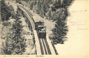 1901 Rigi-Bahn / Swiss railway, train (EK)
