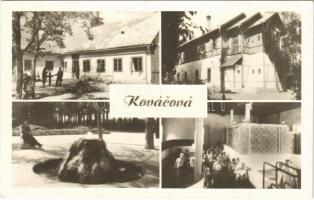 Kovácsfalva, Kovácová; Kúpele Kovácová / Kovácsfalva fürdő, szálloda, belső fürdőzőkkel / spa, baths, hotel, interior with bathers (EK)