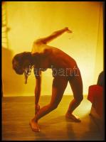 cca 1969 Czakó László (?-?) pécsi fotóművész hagyatékából 6 db vintage DIAPOZITÍV, az aktfotózás műf...