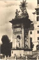 1952 Újbánya, Königsberg, Nová Bana; Svätá Trojica / Szentháromság szobor / Holy Trinity statue (EK)