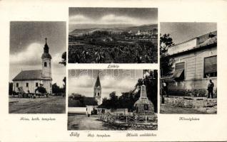 Sály katonai emlékmű, községháza